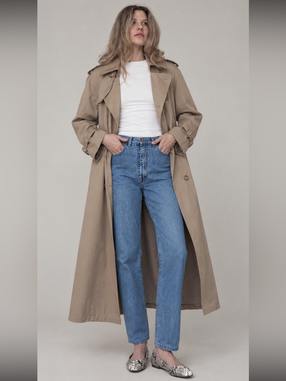 Vintage London Fog Trench Coat — Size 12 Reg